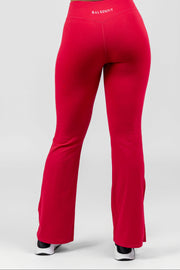Legging Flare Rouge Bordeaux